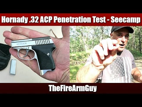 .32 ACP Penetration Test with Seecamp LWS .32 - TheFireArmGuy