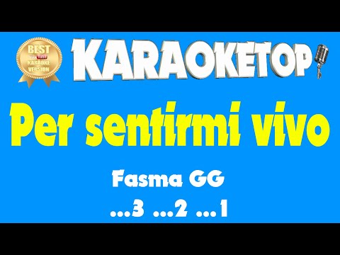 Per sentirmi vivo - Fasma GG (Karaoke and Lyric Version) [Audio High Quality]