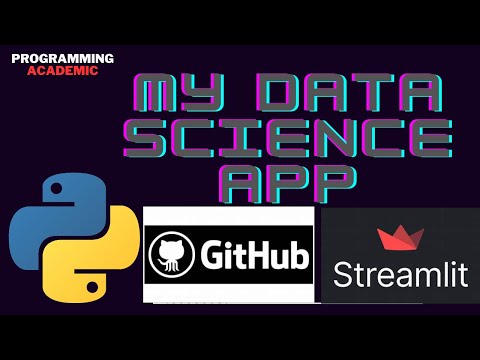 How to Deploy Data Science Web App to Streamlit Sharing | Github