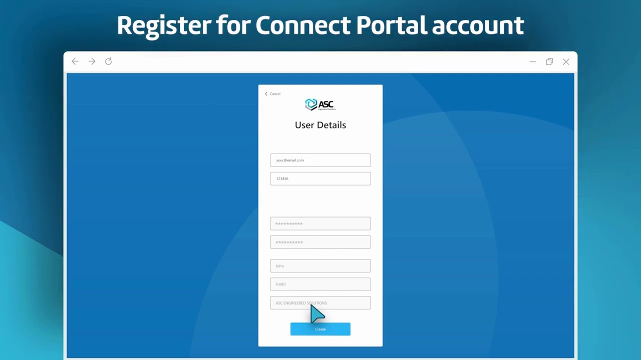 ASC Connect Portal 2.0 - Register & Complete Profile