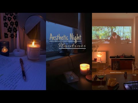 Aesthetic Night Routines |TikTok compilation pt 2 🤍💌