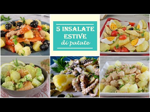 5 INSALATE ESTIVE DI PATATE tutte da preparare in anticipo e mangiare fredde