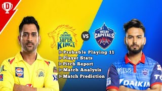 CKS VS DC| CSK VS DC Dream 11| CSK VS DC MATCH PREDICTION
