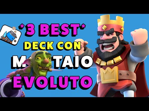 3 best deck mortaio evoluto clash royale