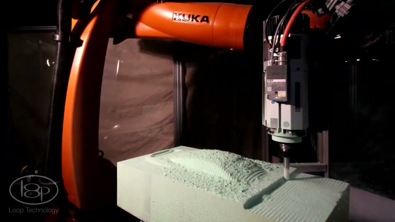 Watch a Robot Mill a Foam Car – RoboMACH by Loop Technology