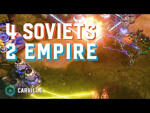 4 Soviets and 2 Empire on Carville - Red Alert 3