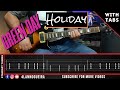 Holiday - Green Day (Guitar Cover With Tabs)