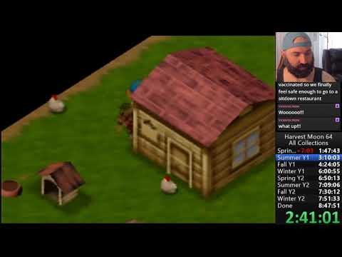 Harvest Moon 64 All Collections (Photos, Recipes, Power Berries - WR as of 7/17/2021)