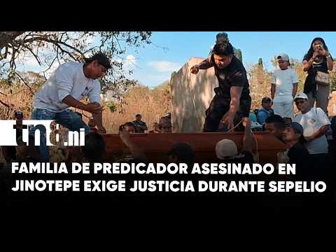 Dan último adiós a predicador asesinado en Jinotepe