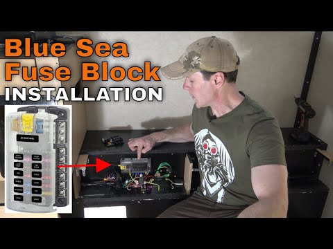 Blue Sea 12 Circuit Fuse Block: Four Wheel Camper Shell Buildout #6