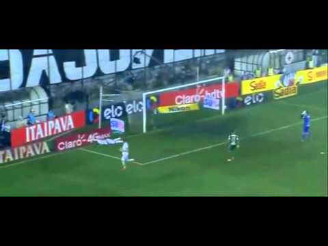 Nilson perde gol no final do jogo. Santos x Palmeiras