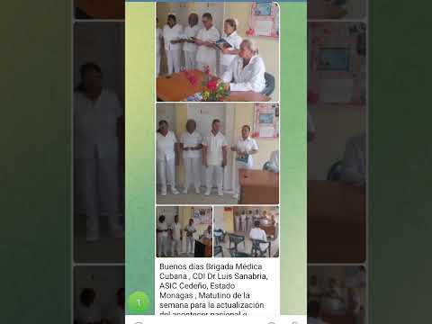 Brigada Medica Cubana CDI Dr Luis Sanabria Asic Cedeño Estados Monagas matutino inicio  d la semana