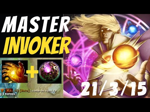 TOTAL OWNAGE INVOKER!!! RUSH MIDAS OCTARINE CORE 7.33C - Invoker Highlights #21