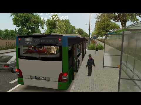 VZTM Szczecin - Linia 356 Janów - Bartoszewo | OMSI 2 - MAN Lion's City A21 #1210