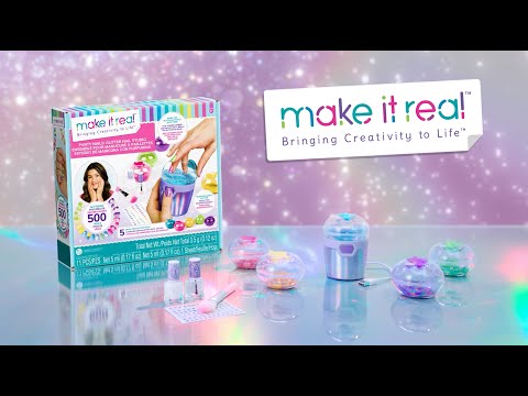 Introducing the Party Nails: Glitter Nail Studio by Make It Real!