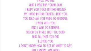 Ina - Fall with lyrics