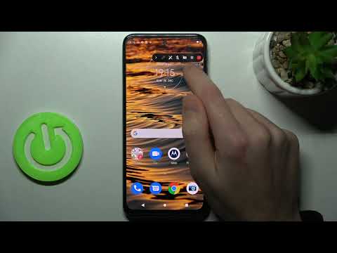 How to Disable / Enable Front Camera in Screen Recorder in Motorola Moto G41