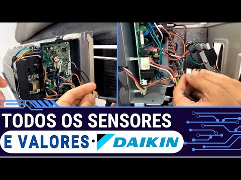 Vídeo: Sensores Daikin inverter: valores 10k e 20k medidos