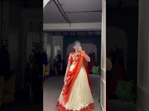 Green Vichitra Silk Zari Weaving Lehenga Set with Paithani Jacquard Blouse & Dupatta