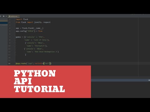 How To Create Your First Api With Python And Flask Python Api Tutorial Part 1