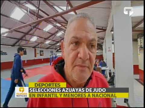 Selecciones azuayas de judo en infantil y menores a nacional