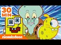 Spongebob | Beste SpongeBob Transformaties in 30 minuten! | Nickelodeon Nederlands