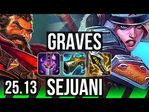 GRAVES vs SEJUANI (JGL) | 9/3/13, Dominating | KR Master | 25.13