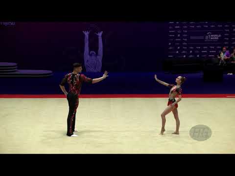 Belarus 2 (BLR) - 2021 Acrobatic Worlds, Geneva (SUI) Combined  Mixed Pair