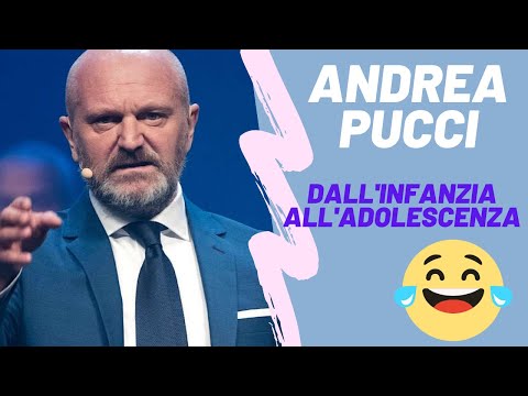 Andrea Pucci Dall'infanzia all'adolescenza