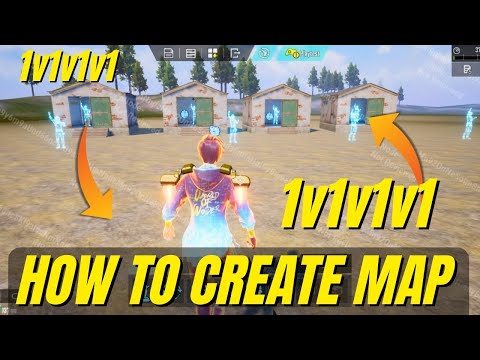HOW TO CREATE 1V1V1V1 WOW MAP | EASY TRICK 1V1V1V1 WOW MAP PUBG MOBILE