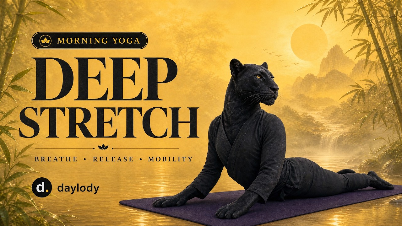 Morning Deep Stretch Music Playlist — 45 Min No-Ads Yoga & Meditation Flow | Daylody