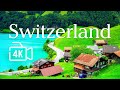 Switzerland 4k Video With Piano Music - Famous Landscape In The World