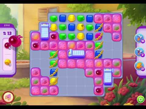 HomeScapes Level 2910 no boosters (15 moves)