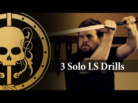 3 Solo Pell Longsword Drills
