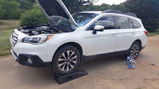 2015-2019 Subaru Outback 120k Mile Coolant leaks. Thermostat Replacement