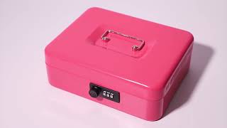 Lovndi Cash Box with Combination Lock Instruction