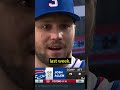 Josh Allen sends message to Damar Hamlin❤️ #shorts #bills