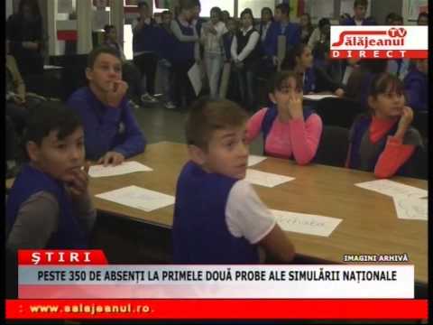 PESTE 350 DE ABSENTI LA PRIMELE DOUA PROBE ALE SIMULARII NATIONALE
