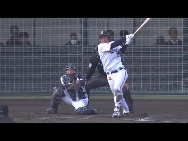 【9回裏】2試合連続!! バファローズ・杉本の特大2ランアーチ!! 2019/3/12 B-L