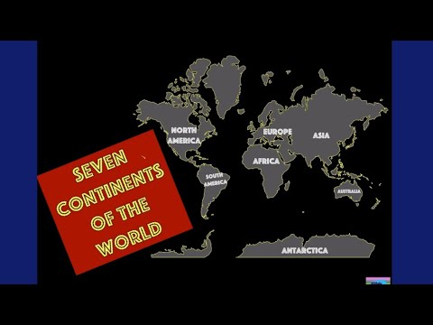 #geography Seven Continents of the World - Exploring the 7 Continents