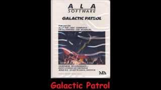 Galactic Patrol for the Atari 8-bit family