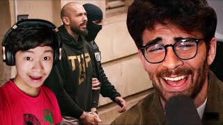 Andrew Tate Gets Arrested AGAIN (Hasanabi) | REACTION