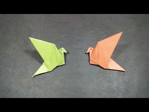 How To Make an Origami Flapping Bird | Paper Flapping Bird Instructions