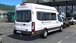 Download lagu Ford Transit 2014 🚐 | Realistic Steering Wheel Gameplay | ETS2 1.58 mp3