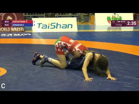 Valeryia KAPUSTSINA (BLR) - Elina GOGAEVA (RUS).mp4