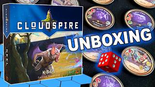 Cloudspire: Keel – Faction Expansion UNBOXING PREVIEW | Strategy Board Game