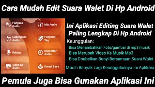 Download lagu Cara Edit Suara Burung Walet Melalui Hp Android mp3