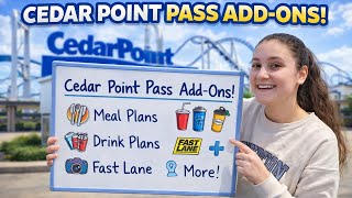 EVERY CEDAR POINT ADD-ON EXPLAINED IN 5 MINUTES | MEAL PLANS, FAST LANE, DRINK PLANS, & MORE!