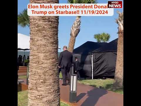 Elon Musk greets Trump on Starbase!! Reporters SCREAM & BEG Biden to Talk, only existential