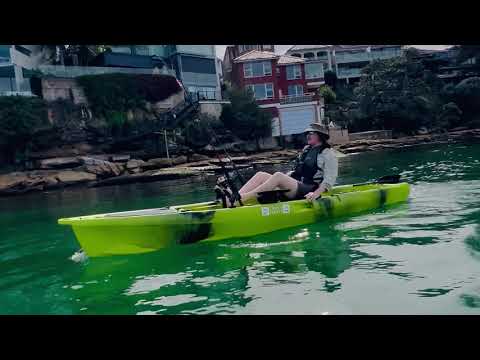 Kayaking Sydney Harbour on Bay Sports Pedal Pro Fish 3.9m kayak